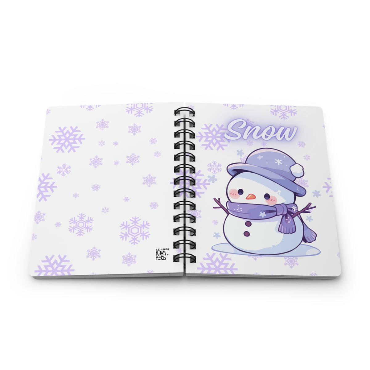 Snowman Winter Wonderland Spiral Bound Journal
