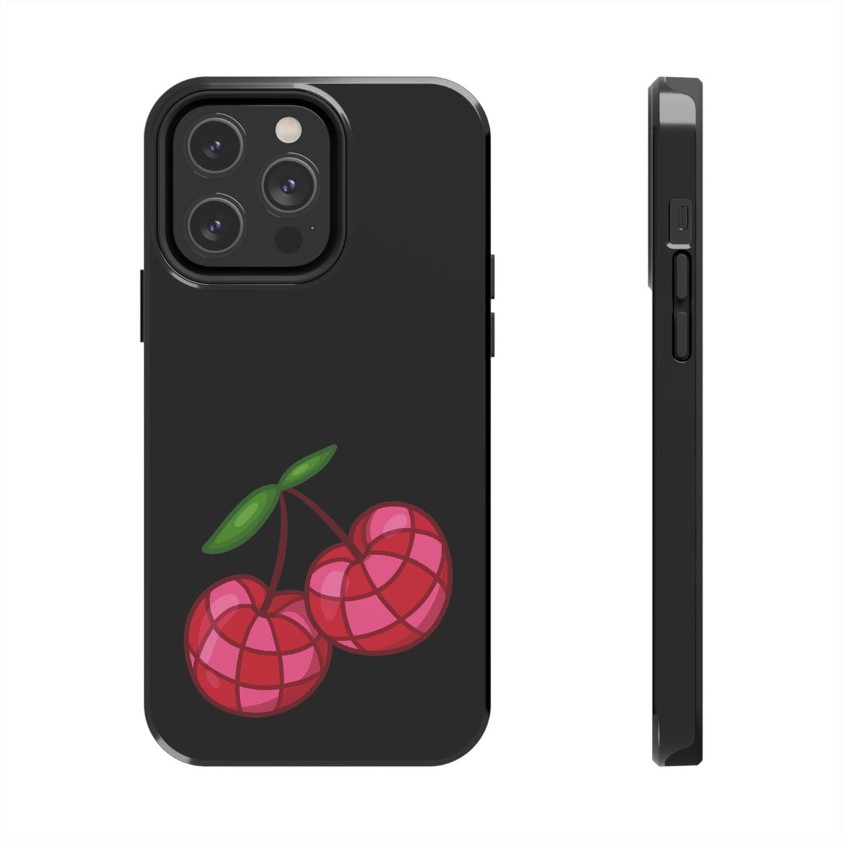 Cherries Tough Phone Case — Mosaic Cherries Design
