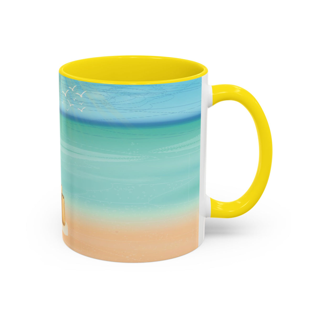Beach Sandcastle Coffee Mug – Ocean Accent 11/15oz