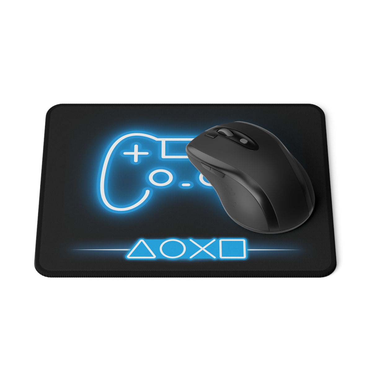 Neon Game Controller Non-Slip Gaming Mouse Pad