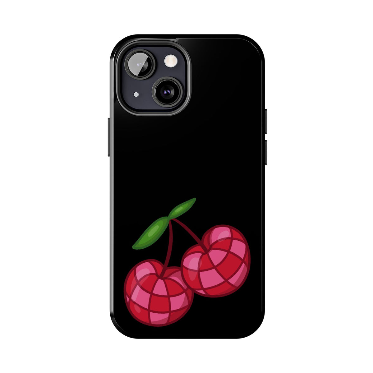 Cherries Tough Phone Case — Mosaic Cherries Design
