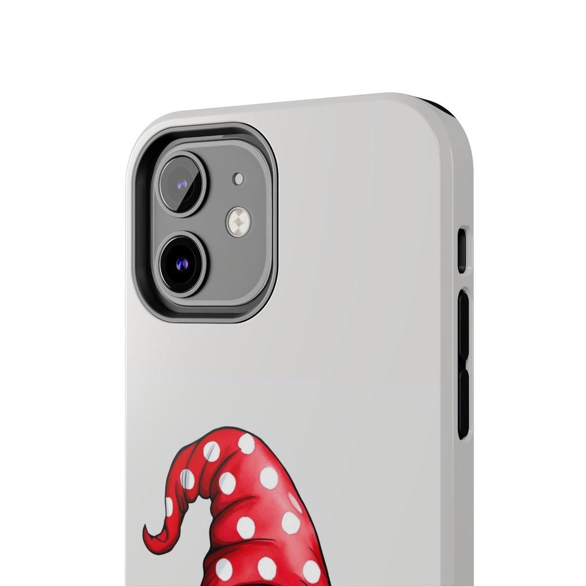 Valentine Gnome Phone Case — Cute Polka Dot Red Gnome Protective Case