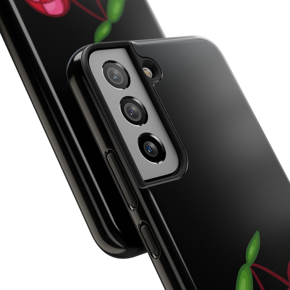 Cherries Tough Phone Case — Mosaic Cherries Design