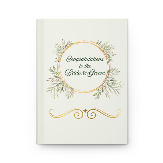 Wedding Shower Guest Book Hardcover Keepsake