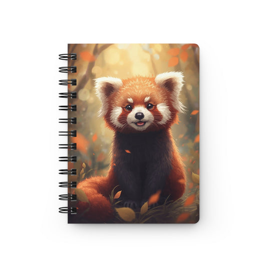 Red Panda Spiral Journal — Cute Animal Notebook for Kids & Nature Lovers