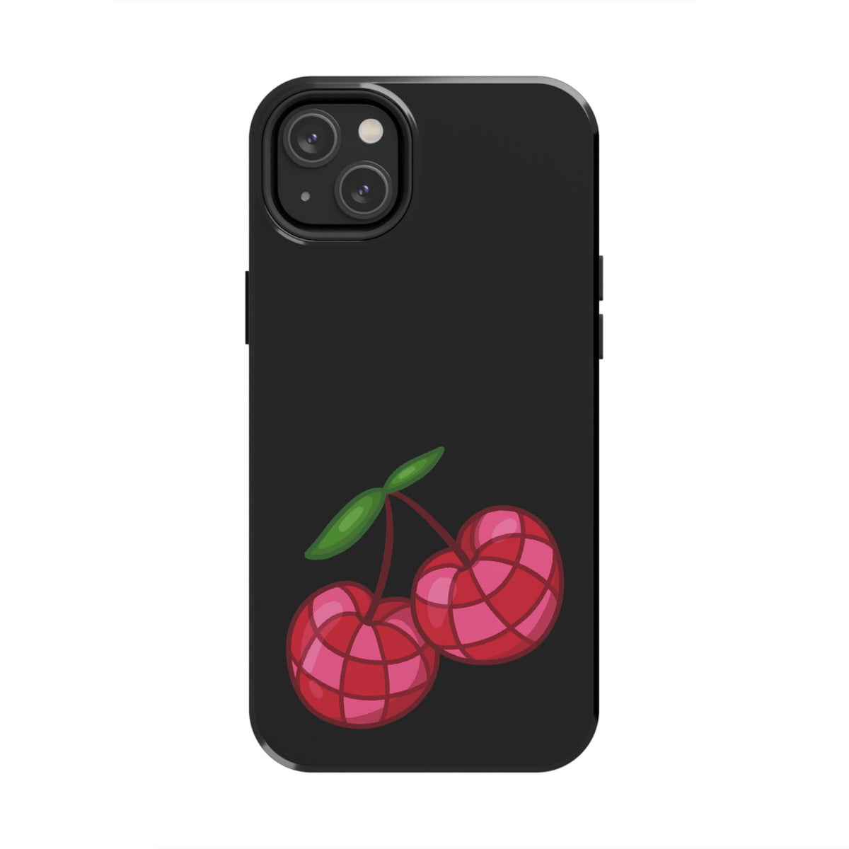 Cherries Tough Phone Case — Mosaic Cherries Design