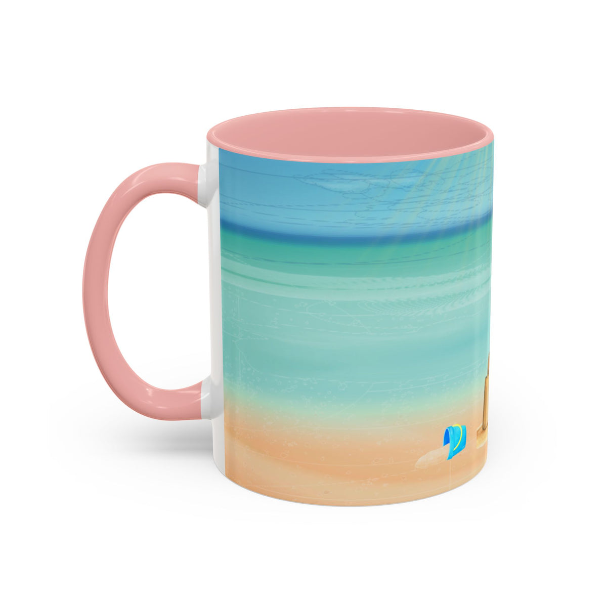 Beach Sandcastle Coffee Mug – Ocean Accent 11/15oz