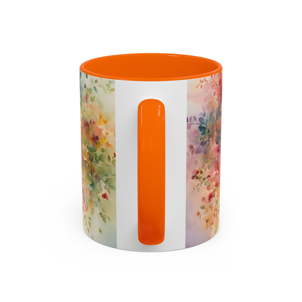 Watercolor Tree Accent Coffee Mug — Colorful Nature Art 11/15oz